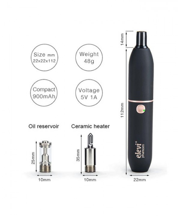 Elevi Phantom 900mAh Dry Herb Oil Vape Pen