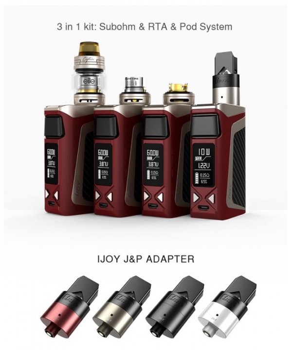 iJoy Elite Mini 60W 3-IN-1 Vape Kit