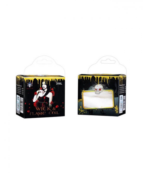 Demon Killer Wick Flame SS316L Pre Built Coils For Sale