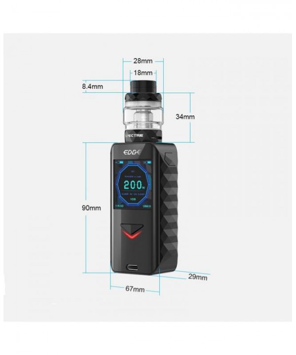 Digiflavor Edge 200W TC Kit With Specter Mesh Coil Tank