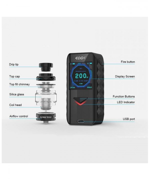 Digiflavor Edge 200W TC Kit With Specter Mesh Coil Tank