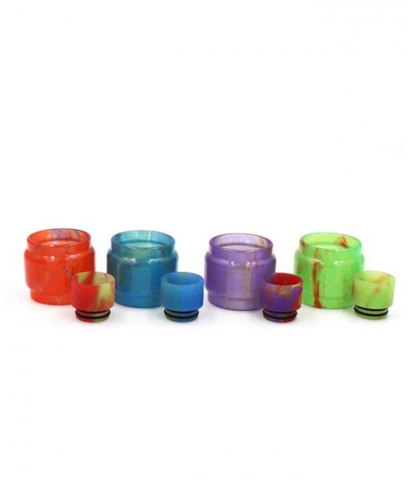TFV12 Prince Resin Glass Tank Drip Tip