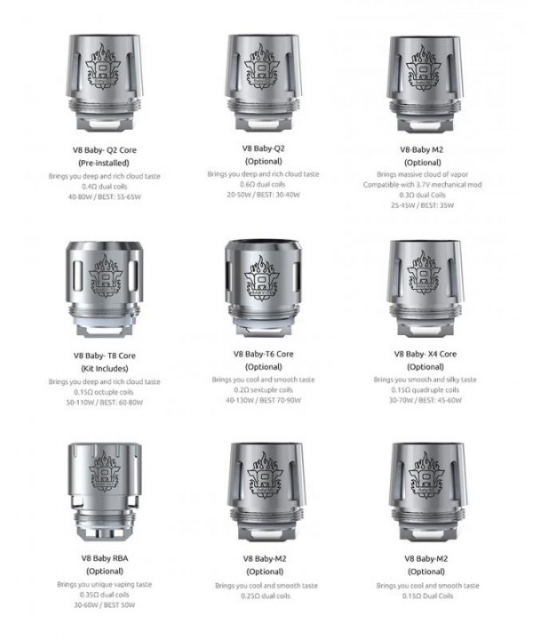 Smok TFV8 Baby Beast Series Coil Heads