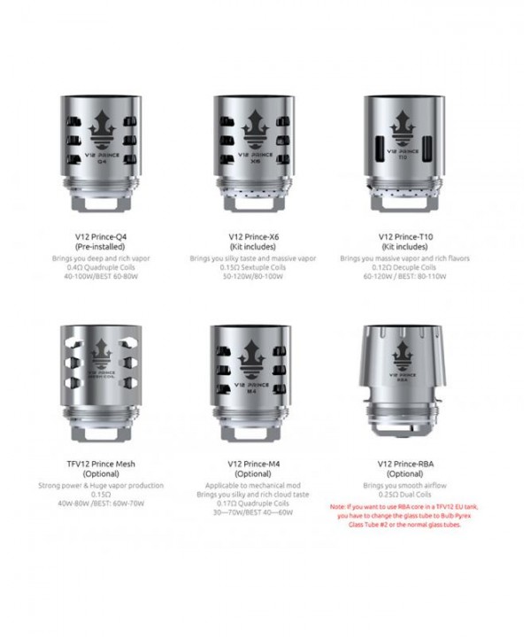 Smok TFV12 Prince Replacement Coils