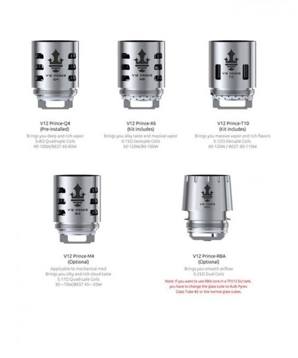 Smok TFV12 Prince Replacement Coils