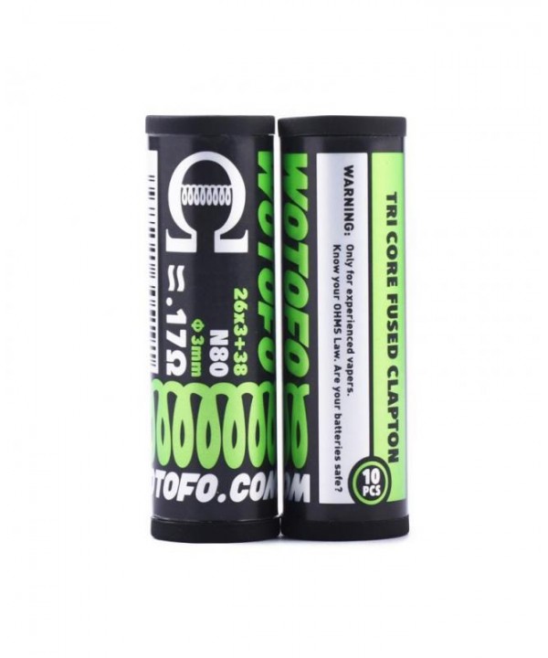 Wotofo Tri Core Fused Clapton Pre-Made Vape Coils