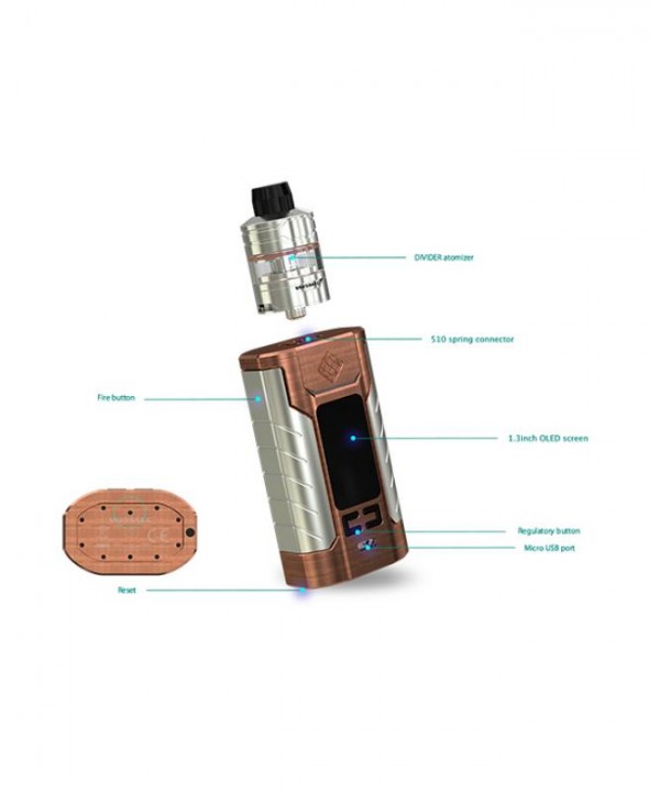 Wismec Sinuous FJ200 Vapor Mod Kit