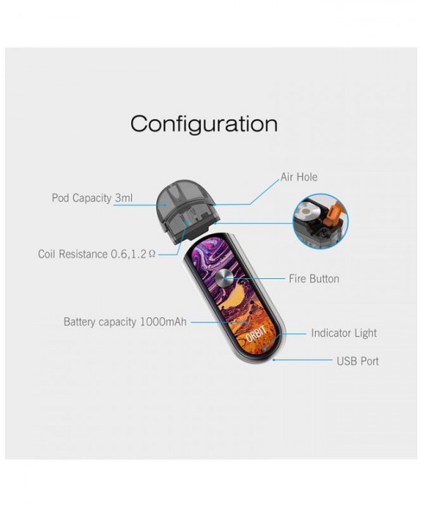 Think Vape Orbit Pod System 3ML 1000mAh