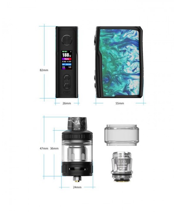 Vandy Vape Swell 188W TC Kit With Bluetooth Function