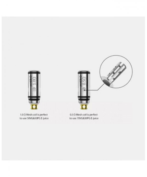 Asvape Micro Replacement Coil Heads 5PCS/Pack