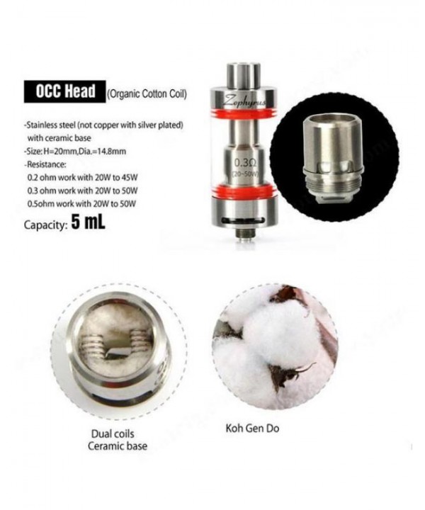 5ML Youde UD Zephyrus Sub Ohm Tank