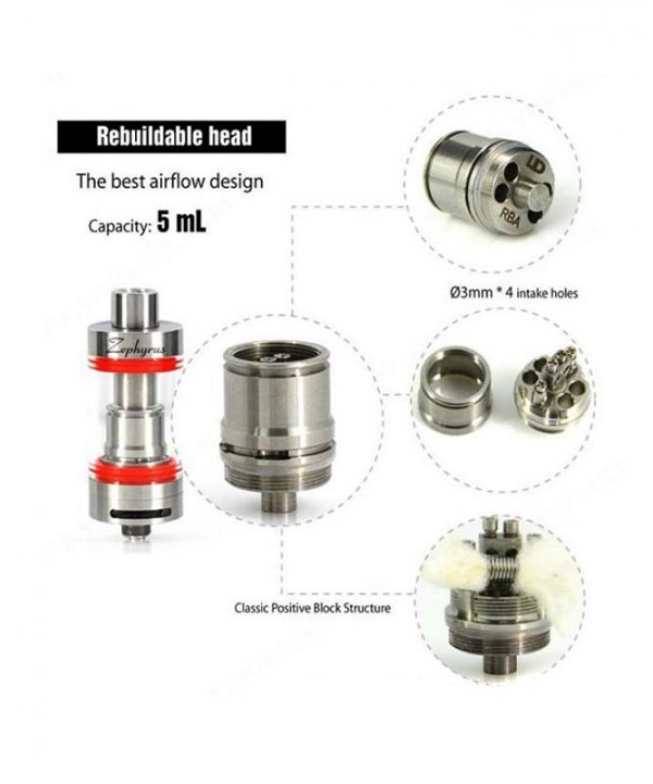 5ML Youde UD Zephyrus Sub Ohm Tank