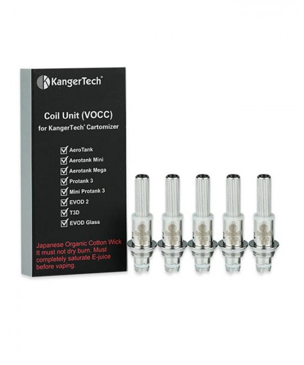 Kanger Organic Cotton Upgraded Dual Coil VOCC