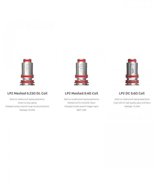 SMOK RPM4 LP2 Coil 5PCS/Pack meshed or dc  0.23/  0.4/  0.6