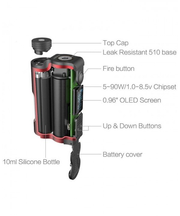 Dovpo Topside 90W 21700 Top Refill Squonker Mod