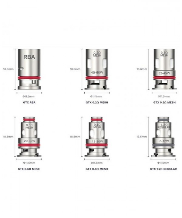 Vaporesso GTX Replacement Coils