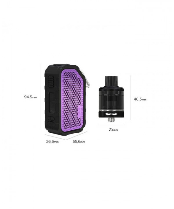 Wismec Active 80W Music Waterproof Vape Kit With Amor NSE Tank