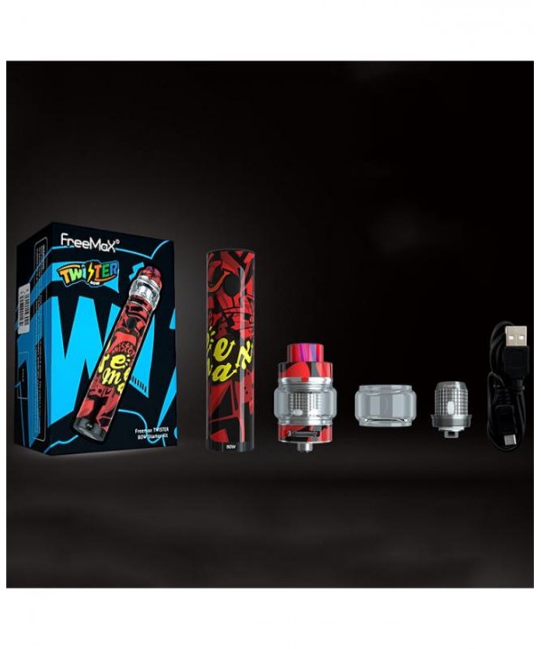 Freemax Twister 80W Starter Kit With Fireluke 2 Mesh Tank