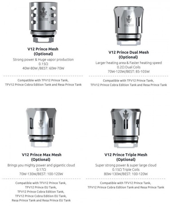 Smok TFV12 Prince Mesh Coil For Sale