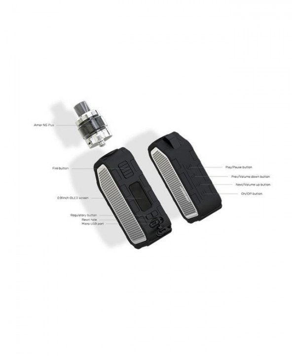 Wismec Active 80W Vape Kit With Bluetooth Speaker