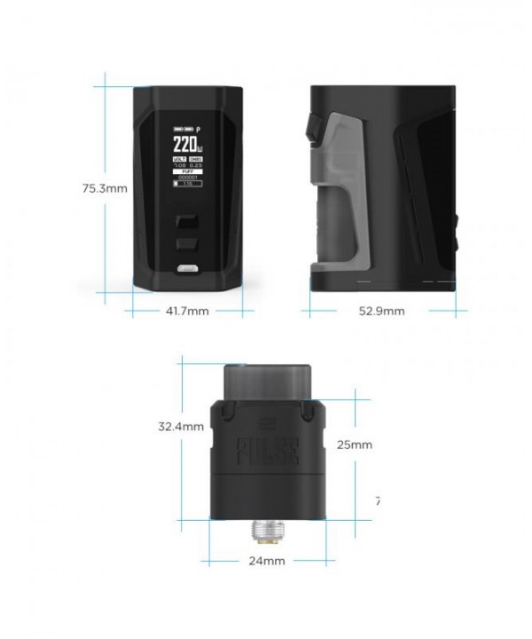 Vandy Vape Pulse Dual Squonk Kit With Pulse V2 RDA