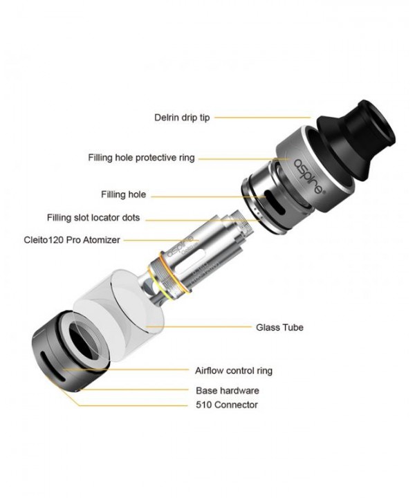 Aspire Cleito 120 Pro Subohm Tank With Mesh Coils